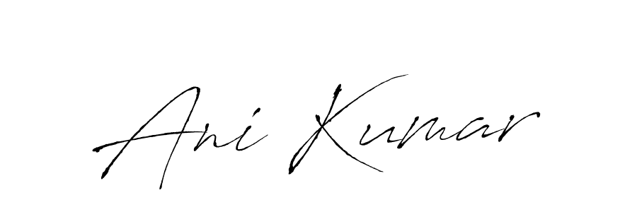 Similarly Antro_Vectra is the best handwritten signature design. Signature creator online .You can use it as an online autograph creator for name Ani Kumar. Ani Kumar signature style 6 images and pictures png