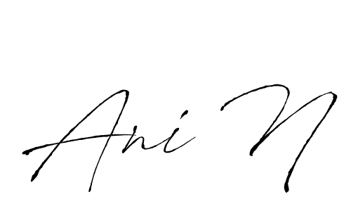 Make a beautiful signature design for name Ani N. Use this online signature maker to create a handwritten signature for free. Ani N signature style 6 images and pictures png