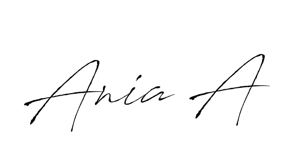 You should practise on your own different ways (Antro_Vectra) to write your name (Ania A) in signature. don't let someone else do it for you. Ania A signature style 6 images and pictures png