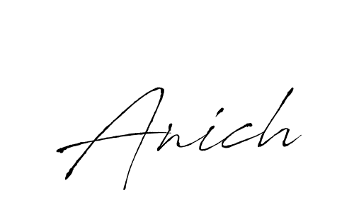 How to make Anich signature? Antro_Vectra is a professional autograph style. Create handwritten signature for Anich name. Anich signature style 6 images and pictures png