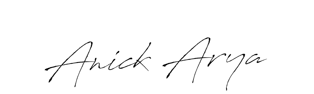 This is the best signature style for the Anick Arya name. Also you like these signature font (Antro_Vectra). Mix name signature. Anick Arya signature style 6 images and pictures png