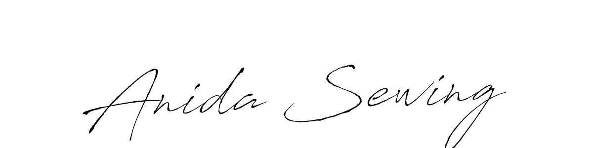 You should practise on your own different ways (Antro_Vectra) to write your name (Anida Sewing) in signature. don't let someone else do it for you. Anida Sewing signature style 6 images and pictures png