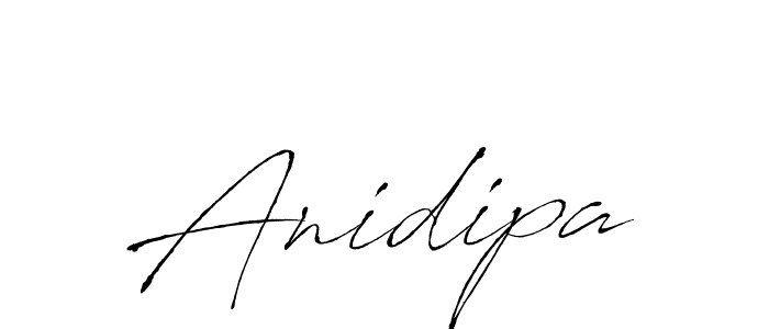 Also we have Anidipa name is the best signature style. Create professional handwritten signature collection using Antro_Vectra autograph style. Anidipa signature style 6 images and pictures png