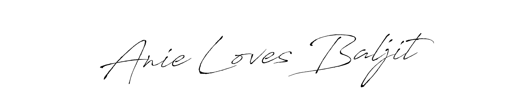 Make a short Anie Loves Baljit signature style. Manage your documents anywhere anytime using Antro_Vectra. Create and add eSignatures, submit forms, share and send files easily. Anie Loves Baljit signature style 6 images and pictures png