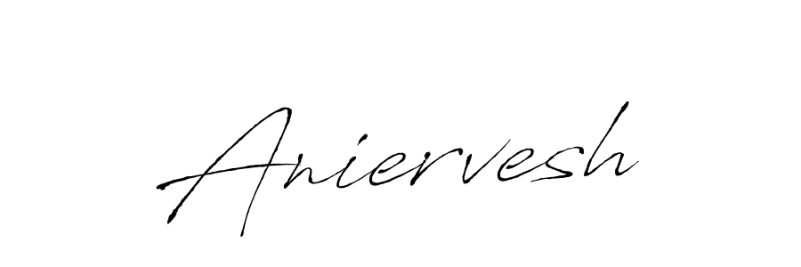 Use a signature maker to create a handwritten signature online. With this signature software, you can design (Antro_Vectra) your own signature for name Aniervesh. Aniervesh signature style 6 images and pictures png