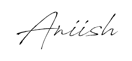 An effortless, minimalist signature concept for Aniish using Antro_Vectra design. Clean lines that look great on any document. Aniish signature style 6 images and pictures png