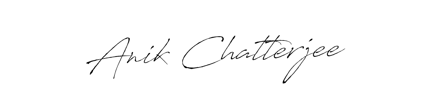 The best way (Antro_Vectra) to make a short signature is to pick only two or three words in your name. The name Anik Chatterjee include a total of six letters. For converting this name. Anik Chatterjee signature style 6 images and pictures png