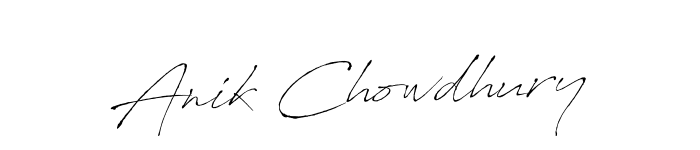 It looks lik you need a new signature style for name Anik Chowdhury. Design unique handwritten (Antro_Vectra) signature with our free signature maker in just a few clicks. Anik Chowdhury signature style 6 images and pictures png