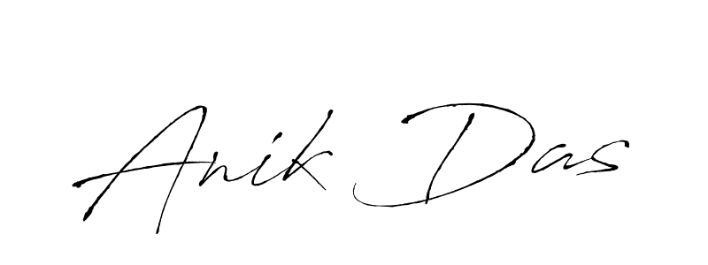 Antro_Vectra is a professional signature style that is perfect for those who want to add a touch of class to their signature. It is also a great choice for those who want to make their signature more unique. Get Anik Das name to fancy signature for free. Anik Das signature style 6 images and pictures png