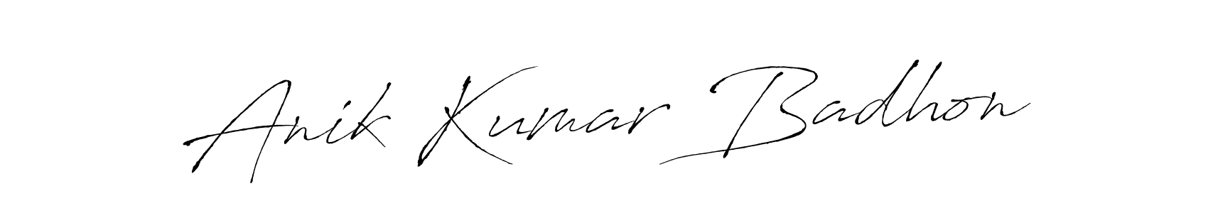 Use a signature maker to create a handwritten signature online. With this signature software, you can design (Antro_Vectra) your own signature for name Anik Kumar Badhon. Anik Kumar Badhon signature style 6 images and pictures png