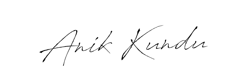 The best way (Antro_Vectra) to make a short signature is to pick only two or three words in your name. The name Anik Kundu include a total of six letters. For converting this name. Anik Kundu signature style 6 images and pictures png