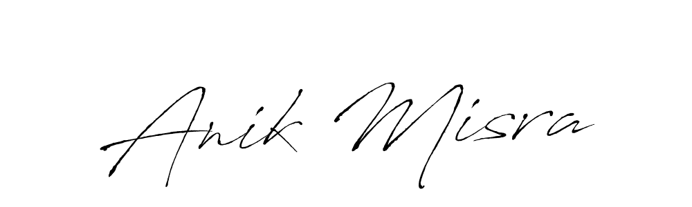 How to make Anik Misra signature? Antro_Vectra is a professional autograph style. Create handwritten signature for Anik Misra name. Anik Misra signature style 6 images and pictures png