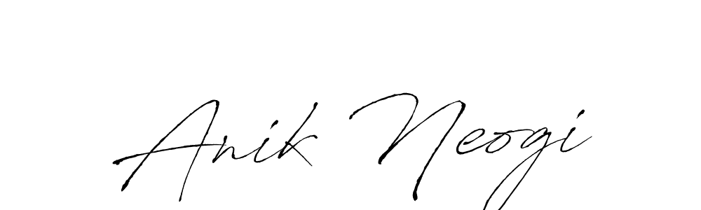 Similarly Antro_Vectra is the best handwritten signature design. Signature creator online .You can use it as an online autograph creator for name Anik Neogi. Anik Neogi signature style 6 images and pictures png
