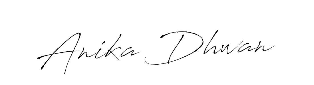 if you are searching for the best signature style for your name Anika Dhwan. so please give up your signature search. here we have designed multiple signature styles  using Antro_Vectra. Anika Dhwan signature style 6 images and pictures png