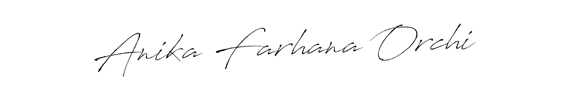 Use a signature maker to create a handwritten signature online. With this signature software, you can design (Antro_Vectra) your own signature for name Anika Farhana Orchi. Anika Farhana Orchi signature style 6 images and pictures png