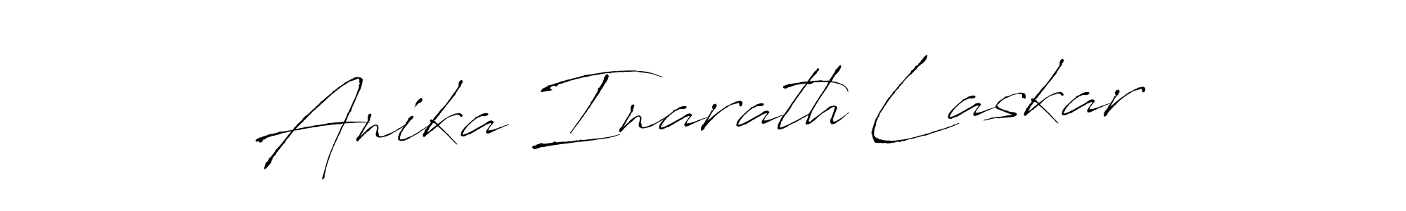 Here are the top 10 professional signature styles for the name Anika Inarath Laskar. These are the best autograph styles you can use for your name. Anika Inarath Laskar signature style 6 images and pictures png