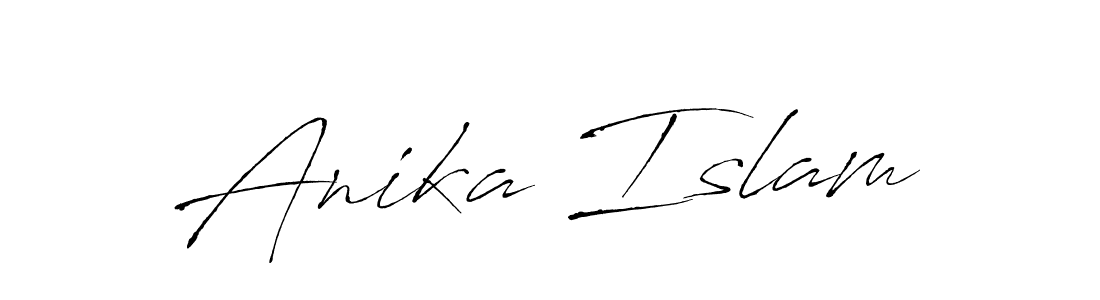 Use a signature maker to create a handwritten signature online. With this signature software, you can design (Antro_Vectra) your own signature for name Anika Islam. Anika Islam signature style 6 images and pictures png