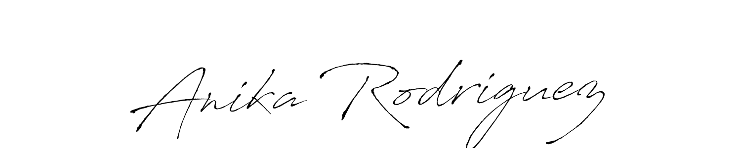 Design your own signature with our free online signature maker. With this signature software, you can create a handwritten (Antro_Vectra) signature for name Anika Rodriguez. Anika Rodriguez signature style 6 images and pictures png