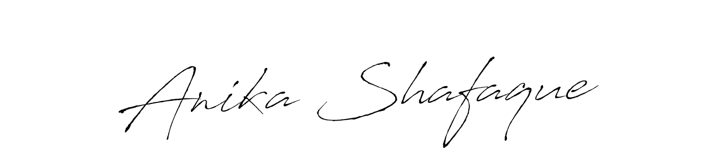 Create a beautiful signature design for name Anika Shafaque. With this signature (Antro_Vectra) fonts, you can make a handwritten signature for free. Anika Shafaque signature style 6 images and pictures png