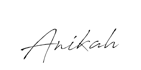 Make a beautiful signature design for name Anikah. With this signature (Antro_Vectra) style, you can create a handwritten signature for free. Anikah signature style 6 images and pictures png