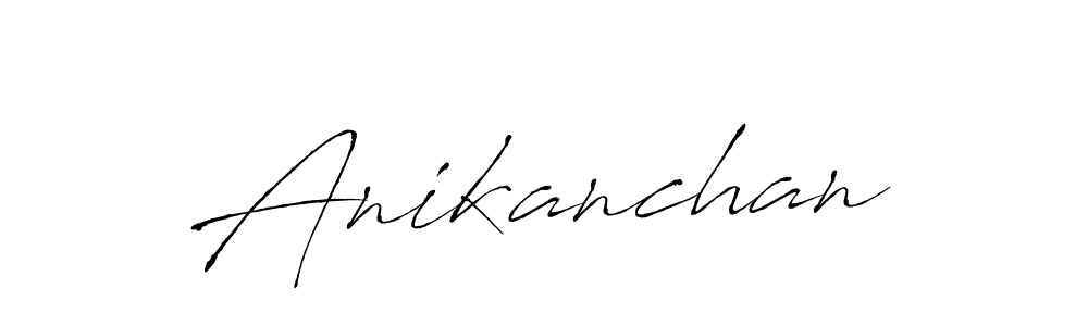 You should practise on your own different ways (Antro_Vectra) to write your name (Anikanchan) in signature. don't let someone else do it for you. Anikanchan signature style 6 images and pictures png