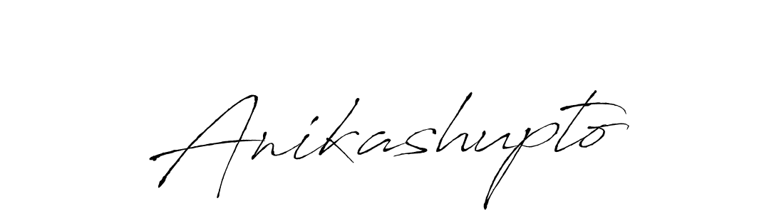 Design your own signature with our free online signature maker. With this signature software, you can create a handwritten (Antro_Vectra) signature for name Anikashupto. Anikashupto signature style 6 images and pictures png