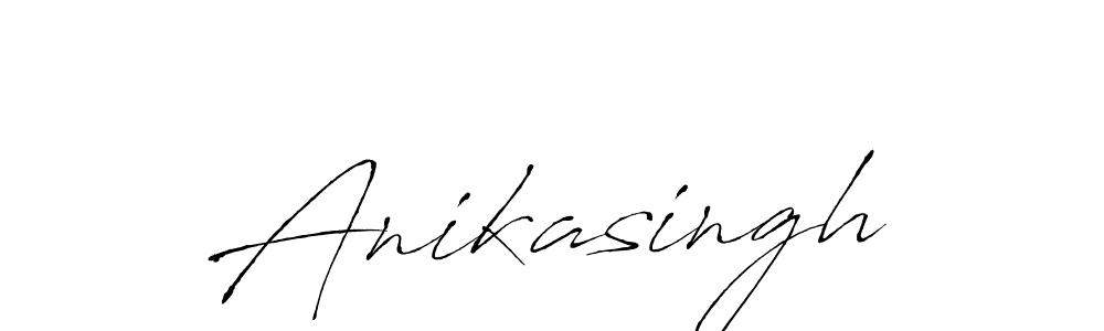 Use a signature maker to create a handwritten signature online. With this signature software, you can design (Antro_Vectra) your own signature for name Anikasingh. Anikasingh signature style 6 images and pictures png