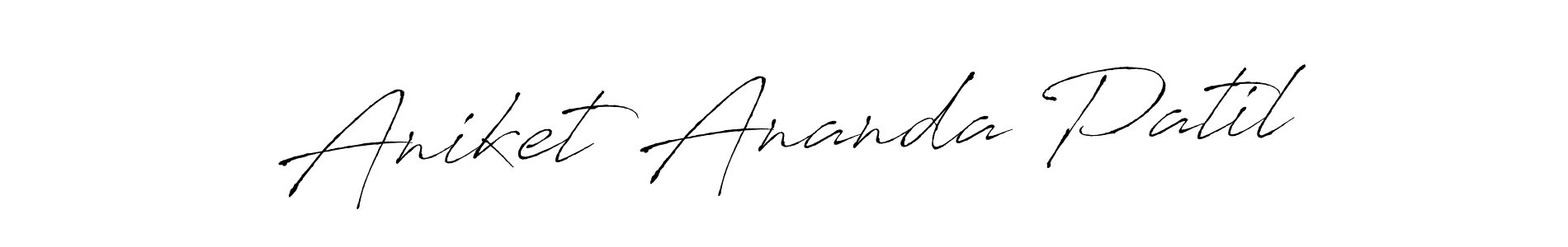 Antro_Vectra is a professional signature style that is perfect for those who want to add a touch of class to their signature. It is also a great choice for those who want to make their signature more unique. Get Aniket Ananda Patil name to fancy signature for free. Aniket Ananda Patil signature style 6 images and pictures png