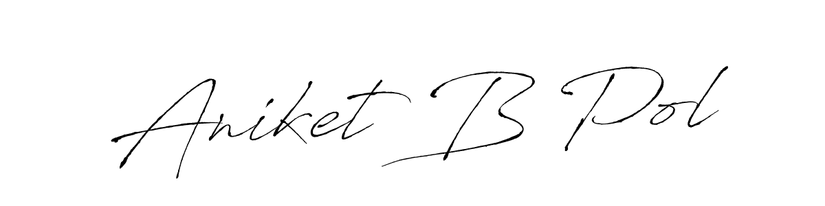 Make a beautiful signature design for name Aniket B Pol. Use this online signature maker to create a handwritten signature for free. Aniket B Pol signature style 6 images and pictures png