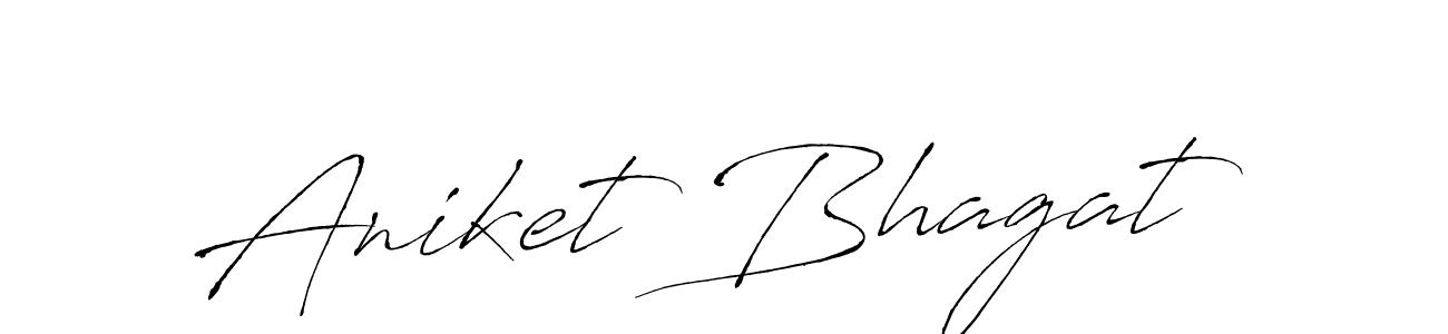 Also we have Aniket Bhagat name is the best signature style. Create professional handwritten signature collection using Antro_Vectra autograph style. Aniket Bhagat signature style 6 images and pictures png