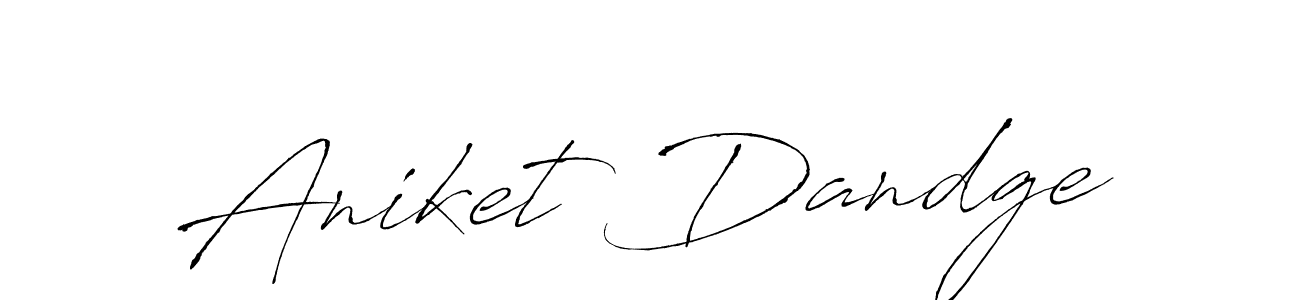 Make a beautiful signature design for name Aniket Dandge. Use this online signature maker to create a handwritten signature for free. Aniket Dandge signature style 6 images and pictures png