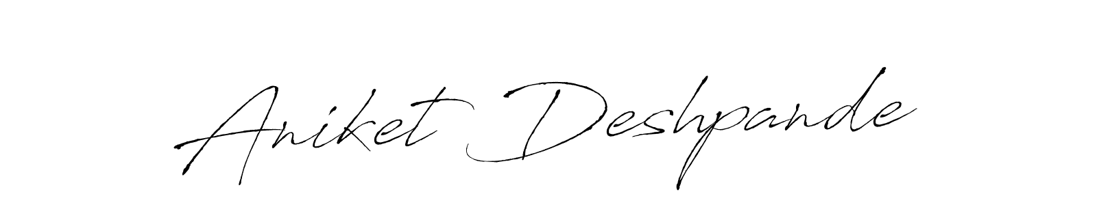 Use a signature maker to create a handwritten signature online. With this signature software, you can design (Antro_Vectra) your own signature for name Aniket Deshpande. Aniket Deshpande signature style 6 images and pictures png