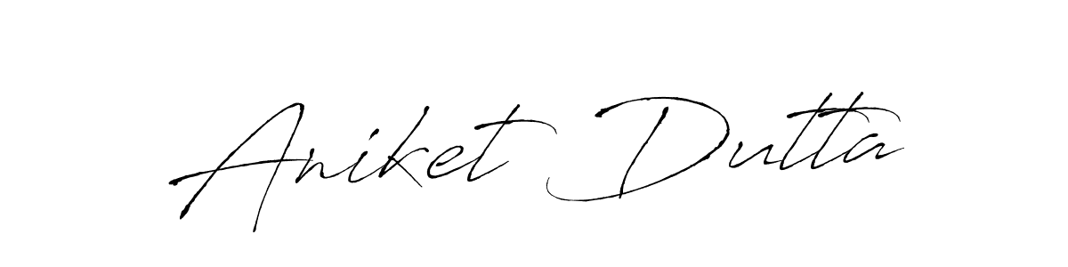 You should practise on your own different ways (Antro_Vectra) to write your name (Aniket Dutta) in signature. don't let someone else do it for you. Aniket Dutta signature style 6 images and pictures png