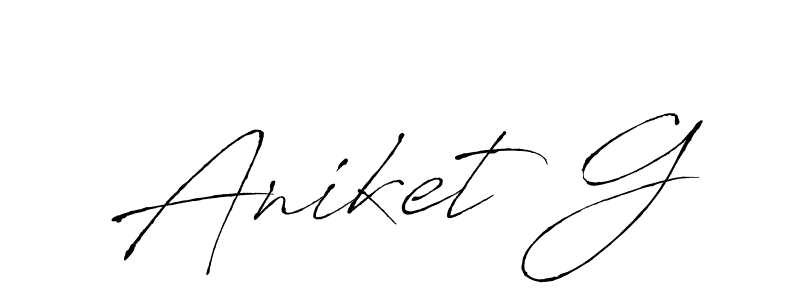 Best and Professional Signature Style for Aniket G. Antro_Vectra Best Signature Style Collection. Aniket G signature style 6 images and pictures png