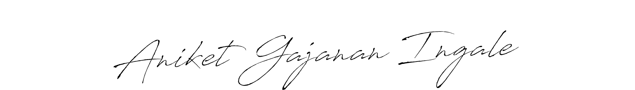Make a short Aniket Gajanan Ingale signature style. Manage your documents anywhere anytime using Antro_Vectra. Create and add eSignatures, submit forms, share and send files easily. Aniket Gajanan Ingale signature style 6 images and pictures png