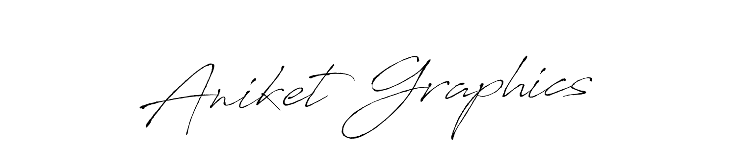 How to make Aniket Graphics signature? Antro_Vectra is a professional autograph style. Create handwritten signature for Aniket Graphics name. Aniket Graphics signature style 6 images and pictures png