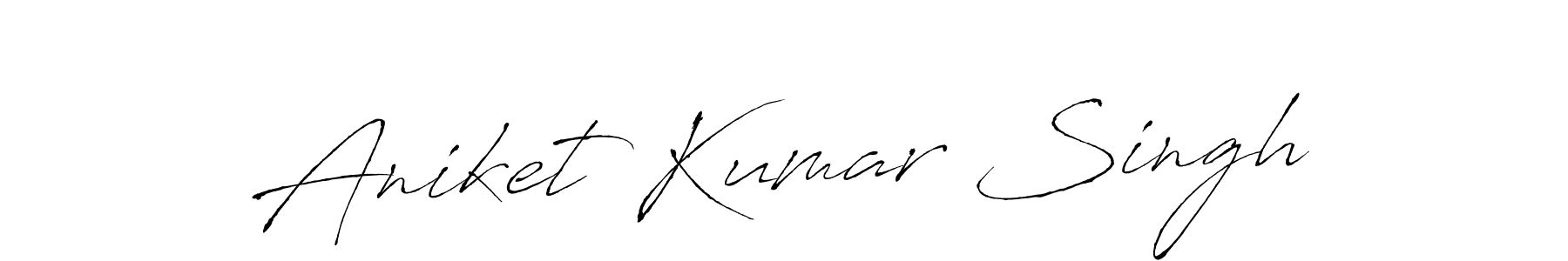 Aniket Kumar Singh stylish signature style. Best Handwritten Sign (Antro_Vectra) for my name. Handwritten Signature Collection Ideas for my name Aniket Kumar Singh. Aniket Kumar Singh signature style 6 images and pictures png