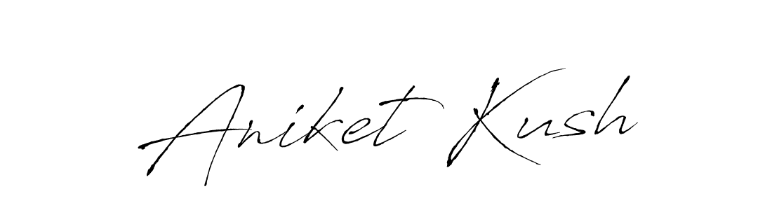 Design your own signature with our free online signature maker. With this signature software, you can create a handwritten (Antro_Vectra) signature for name Aniket Kush. Aniket Kush signature style 6 images and pictures png