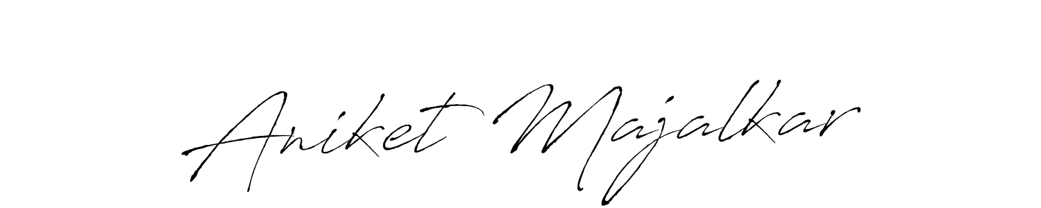 Make a short Aniket Majalkar signature style. Manage your documents anywhere anytime using Antro_Vectra. Create and add eSignatures, submit forms, share and send files easily. Aniket Majalkar signature style 6 images and pictures png