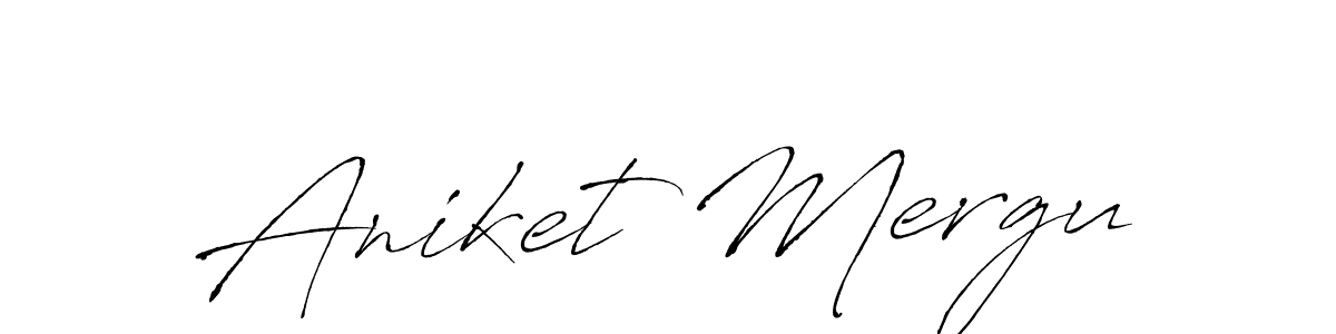 Also we have Aniket Mergu name is the best signature style. Create professional handwritten signature collection using Antro_Vectra autograph style. Aniket Mergu signature style 6 images and pictures png