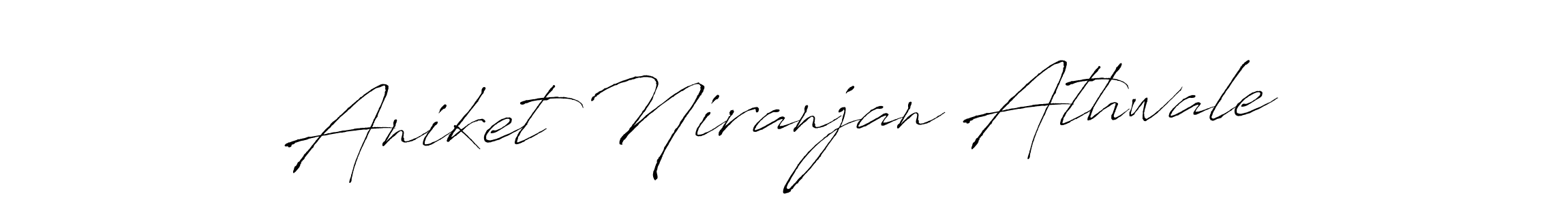 Antro_Vectra is a professional signature style that is perfect for those who want to add a touch of class to their signature. It is also a great choice for those who want to make their signature more unique. Get Aniket Niranjan Athwale name to fancy signature for free. Aniket Niranjan Athwale signature style 6 images and pictures png