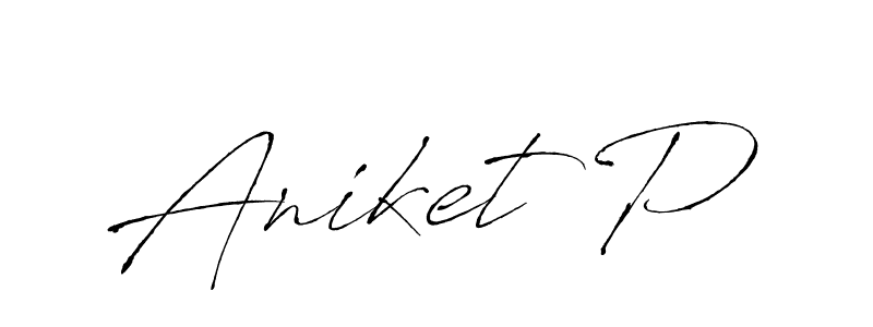 The best way (Antro_Vectra) to make a short signature is to pick only two or three words in your name. The name Aniket P include a total of six letters. For converting this name. Aniket P signature style 6 images and pictures png