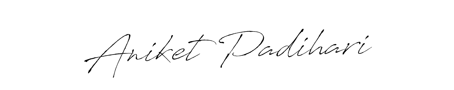 How to make Aniket Padihari signature? Antro_Vectra is a professional autograph style. Create handwritten signature for Aniket Padihari name. Aniket Padihari signature style 6 images and pictures png