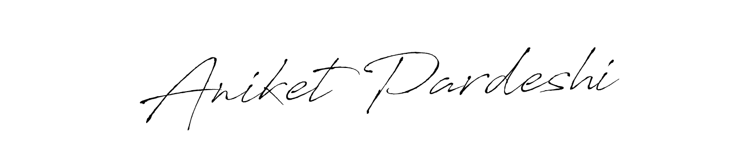 Use a signature maker to create a handwritten signature online. With this signature software, you can design (Antro_Vectra) your own signature for name Aniket Pardeshi. Aniket Pardeshi signature style 6 images and pictures png