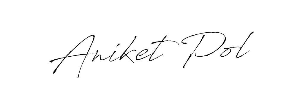 You can use this online signature creator to create a handwritten signature for the name Aniket Pol. This is the best online autograph maker. Aniket Pol signature style 6 images and pictures png