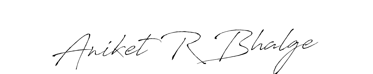 Create a beautiful signature design for name Aniket R Bhalge. With this signature (Antro_Vectra) fonts, you can make a handwritten signature for free. Aniket R Bhalge signature style 6 images and pictures png