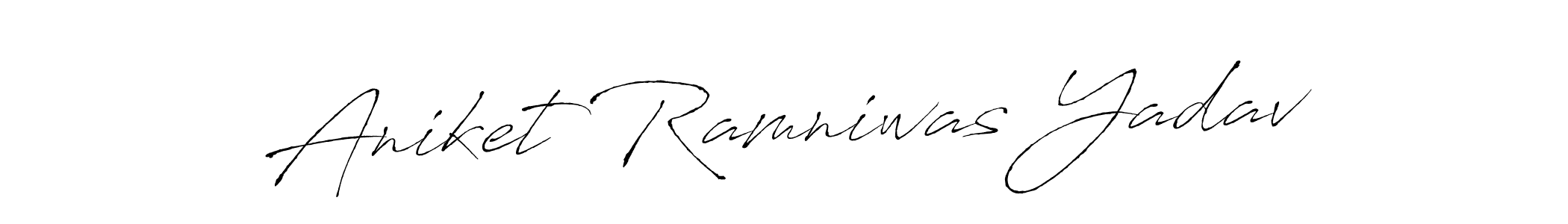 if you are searching for the best signature style for your name Aniket Ramniwas Yadav. so please give up your signature search. here we have designed multiple signature styles  using Antro_Vectra. Aniket Ramniwas Yadav signature style 6 images and pictures png