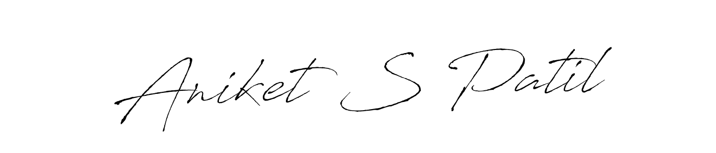 Use a signature maker to create a handwritten signature online. With this signature software, you can design (Antro_Vectra) your own signature for name Aniket S Patil. Aniket S Patil signature style 6 images and pictures png