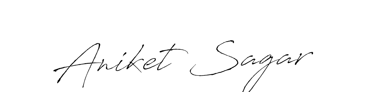 Use a signature maker to create a handwritten signature online. With this signature software, you can design (Antro_Vectra) your own signature for name Aniket Sagar. Aniket Sagar signature style 6 images and pictures png