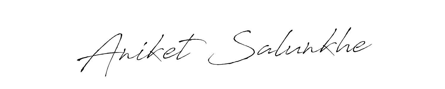 Here are the top 10 professional signature styles for the name Aniket Salunkhe. These are the best autograph styles you can use for your name. Aniket Salunkhe signature style 6 images and pictures png